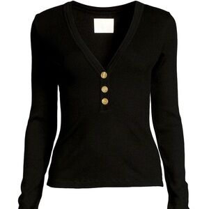 Citizens of Humanity Scarlett Ribbed Henley. Size small